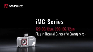 Câmera térmica plug-in série iMC 256x192/12μm para inspeção residencial e industrial