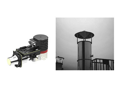 Módulo de câmera MWIR de imagem óptica de gás 10mK NETD para visualização de vazamentos de gás
