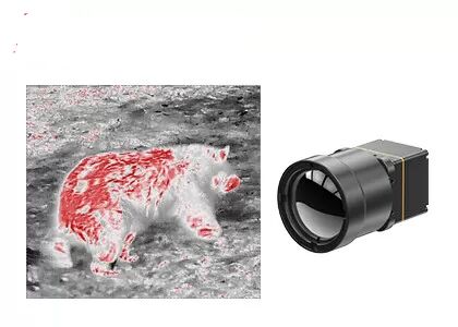 Módulo de imagem térmica de ondas longas com detector de infravermelho de 640x512 12 μm