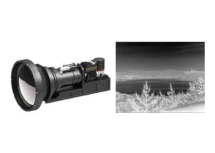 Núcleo de Câmera Térmica MWIR Resfriado 640x512 15µm Para Vigilância de Longo Alcance