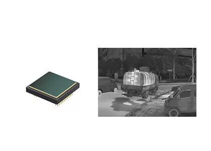 640x512/12μm FPA Detector de infravermelho não resfriado Imagem térmica