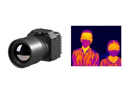 núcleo infravermelho da câmera da onda longa de 1280x1024 12μm para a medida industrial da temperatura