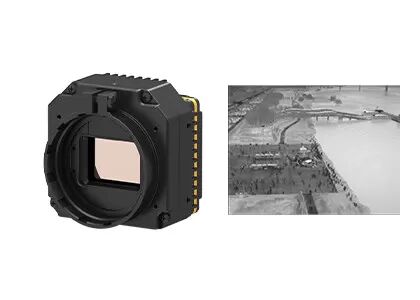Modulo de câmara de imagem térmica de UAV não resfriado para termografia aérea