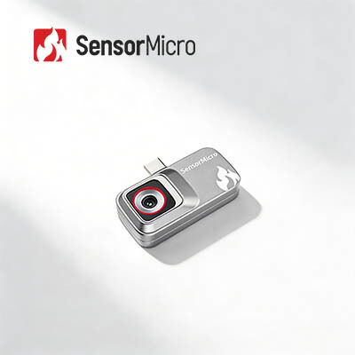 Câmera térmica portátil plug-in de imagem térmica não resfriada com resolução de 120×90/12μm