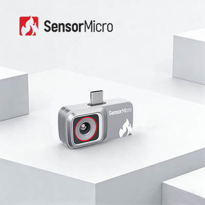 Câmera Térmica Não Refrigerada 256×192/12μm Conectada a Smartphone para Pontos Quentes Elétricos e Aplicações Móveis