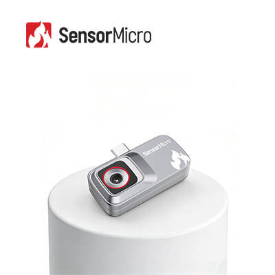 Câmera térmica plug-in FPA LWIR não resfriada com resolução de 256×192 e interface USB 2.0