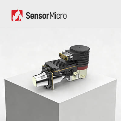 Núcleo de câmera infravermelha MWIR FPA resfriado com resolução 320x256 e lente de 55 mm para imagem óptica de gás