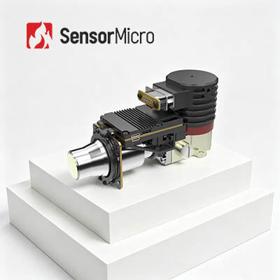 320x256 Resolução 10.3-10.9μm Faixa espectral 20mK NETD Modulo de Imagem Térmica Aresado para Detecção de Fugas de Gás
