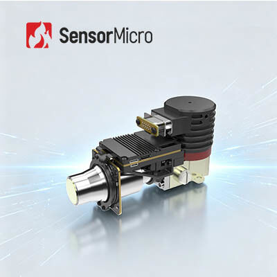 Módulo térmico de imagem óptica de gás resfriado com NETD de 20mK para detecção de vazamento de gás, resolução de 320x256, taxa de quadros de 60Hz