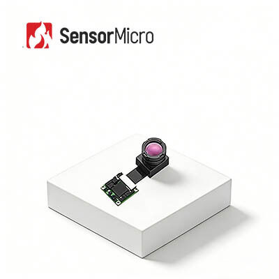 256×192 Resolução 12μm Pixel Pitch 330mW Modulo de câmera térmica de baixo consumo de energia