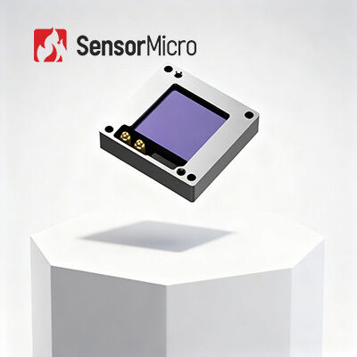 640x512 Resolution 12μm Pixel Size Uncooled Infrared Detector with Wafer Level Packaging for LWIR Thermal Imaging