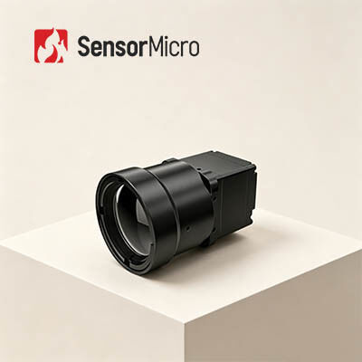 Núcleo de câmera térmica LWIR não resfriado iSE612 com resolução de 640x512, tamanho de pixel de 12μm e operação sem obturador