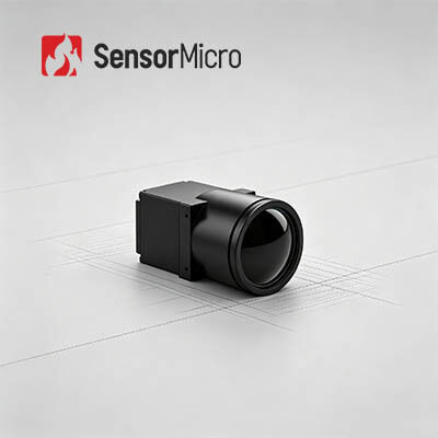 Núcleo de câmara de imagem térmica LWIR não resfriado com resolução de 1280x1024 e pitch de pixels de 12μm