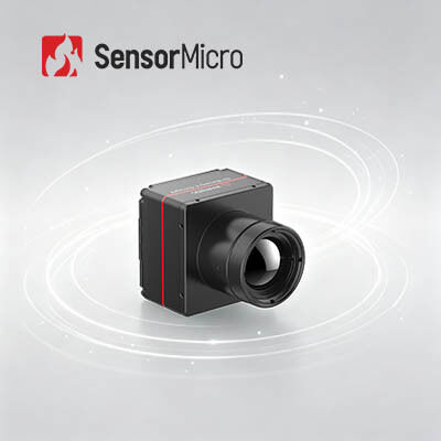 1280x1024 Resolução 12μm Pitch de pixel Núcleo de câmera térmica sem obturador para módulo de imagem térmica de ponta