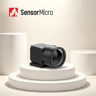 Módulo de Imagem Térmica LWIR VOx Não Resfriado com Resolução de 1280x1024/12µm, Taxa de Quadros Digital de 30Hz e NETD ≤40mK